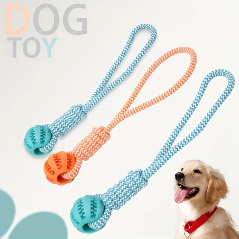 Interactive Dog Toy – Tug Rope & Treat Dispenser for Large Breeds