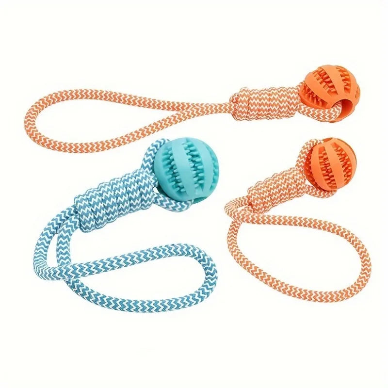 Interactive Dog Toy – Tug Rope & Treat Dispenser for Large Breeds
