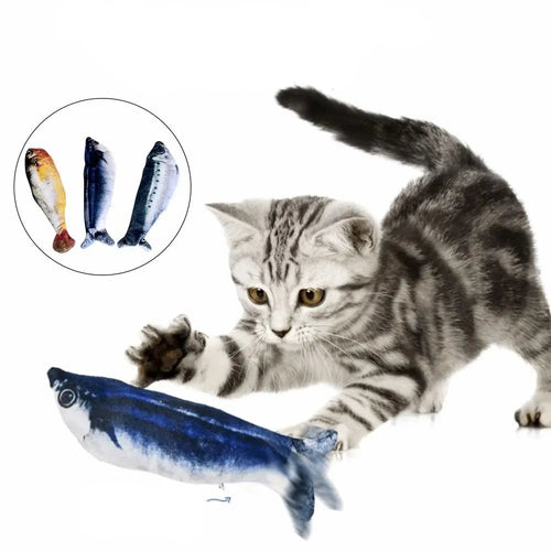 Electric Simulation Fish Cat Toy – Motion Sensor Interactive Kicker