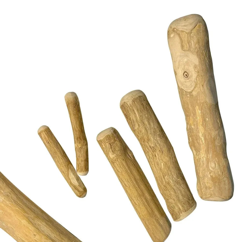 Natural Coffee Wood Dog Chew Toys Long Lasting Chewable Stick Dogs Supplies Stress Relief Chew Stick Pet Molar Toy for Dog Puppy