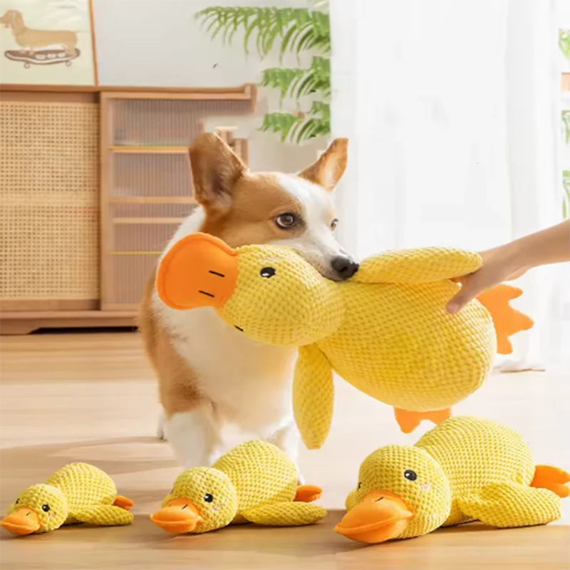 Dog Hug Duck Toy - Interactive Plush Companion