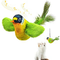 Interactive Bird Cat Toy with Sound & Catnip – Wall Hanging Plush Teaser