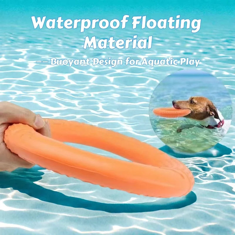 Waterproof Floating Dog Training Disc - EVA Flyer